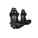 Butacas deportivas reclinables low max color negro talla L