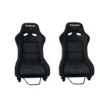 Par butacas deportivas fijas low max talla L color negro