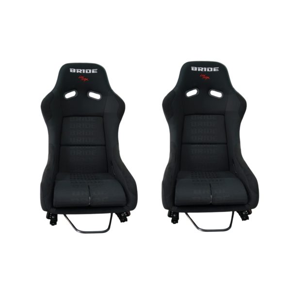 Par butacas deportivas fijas low max talla L color negro