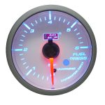 Reloj presión de bencina BAR blanco electrónico Autogauge - Imagen 2