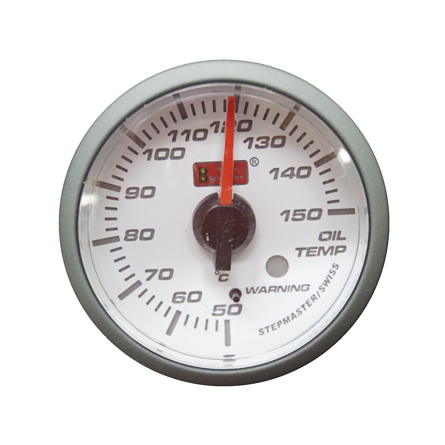 52AOTBLWH270-SM-temperatura-aceite-blanco-3.jpg Reloj temperatura de aceite SM 52mm Blanco Autogauge - Imagen 1
