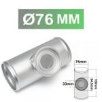 Adaptador de Válvula Blow Off 76mm para HKS EPMAN
