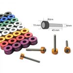 Kit pernos 6mm para aplicación Honda color Rojo - Imagen 2
