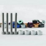 Kit pernos 6mm para aplicación Honda color Plateado