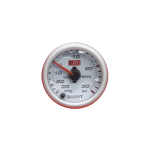Reloj presión de turbo PSI fondo blanco 7 colores Autogauge