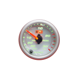 Reloj presión de turbo PSI fondo blanco 7 colores Autogauge - Imagen 6