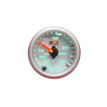 Reloj presión de turbo PSI fondo blanco 7 colores Autogauge - Imagen 2