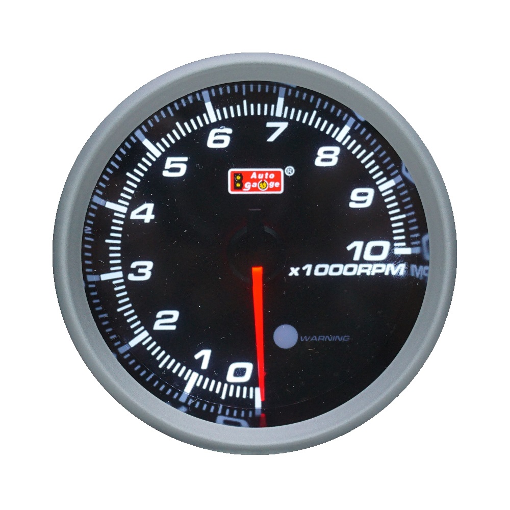DSC02508.jpg Tacómetro 80mm 0-10.000 RPM fondo negro warning Autogauge - Imagen 1