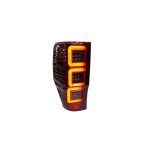 Focos LED Ford Ranger 11-18 fondo rojo ahumado - Imagen 2