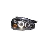 Ópticos delanteros LED Chevrolet Opel Corsa B 93-08 fondo negro - Imagen 2