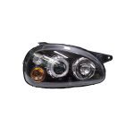 Ópticos delanteros LED Chevrolet Opel Corsa B 93-08 fondo negro - Imagen 3