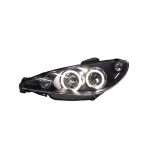 Ópticos LED Peugeot 206 98-03 fondo negro - Imagen 2