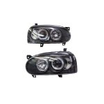 Ópticos LED Volkswagen Golf MK3 92-98 fondo negro
