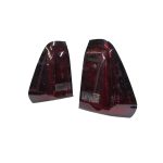 Focos traseros LED Toyota Hilux 15-22 fondo rojo ahumado