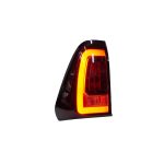 Focos traseros LED Toyota Hilux 15-22 fondo rojo ahumado - Imagen 2