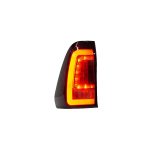 Focos traseros LED Toyota Hilux 15-22 fondo rojo ahumado - Imagen 3