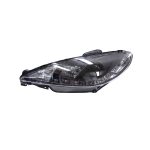 Ópticos LED DRL Peugeot 206 98-04 fondo negro - Imagen 5