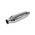 Escape pre silenciador acero inoxidable cilíndrico 2″
