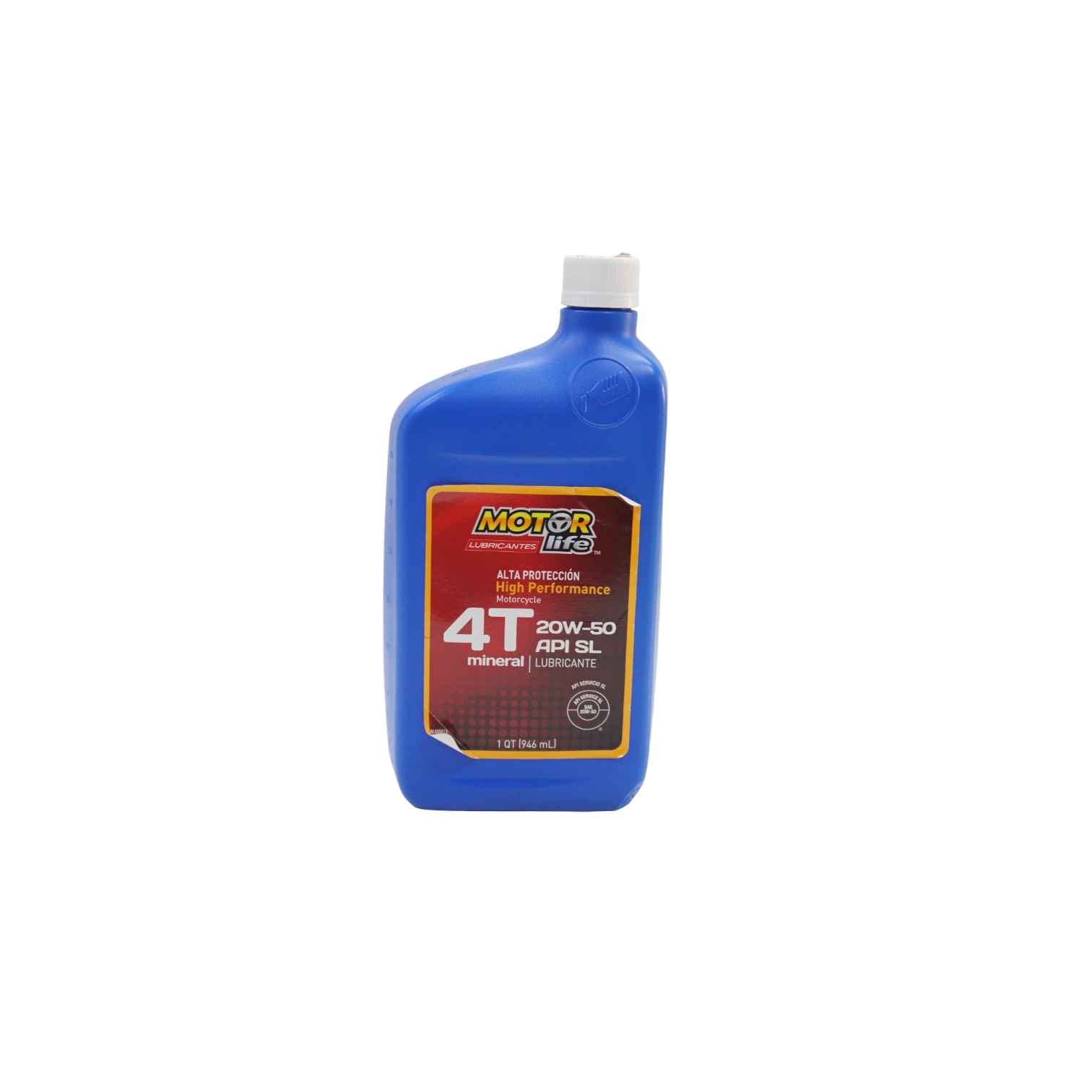 DSC04975-PhotoRoom.png Aceite 4T 20w-50 Motorlife Mineral. Gasolina Api Sp 1 Litro - Imagen 1