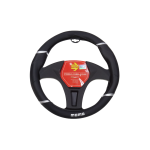 Cubre volante Momo negro con plateado gris 37-39cms