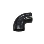Codo de silicona alta presión 90° 3″ a 3″ color negro