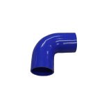 Codo de silicona alta presión 90° 2.75″ color azul