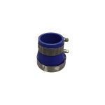 Reducción de silicona 2.5″ – 2.0″ color azul + abrazaderas - Imagen 2