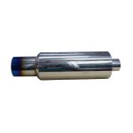 Escape resonador acero inoxidable 4" punta titanio GT6 spec - Imagen 2