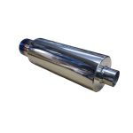 Escape acero inoxidable 4″ punta titanio GT8 - Imagen 5