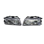 Ópticos LED Honda Civic CRX 88-91 fondo cromado