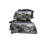 Ópticos LED Honda Civic CRX 88-91 fondo cromado - Imagen 2