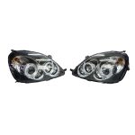 Ópticos LED Toyota Yaris sport 98-02 fondo negro - Imagen 4