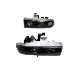 Ópticos LED Chevrolet S10 Blazer 98-04 fondo negro