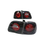 Focos traseros Honda Civic 99-00 sedan 4P fondo negro