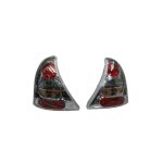 Focos traseros Renault Clio MK2 98-01 3/5P fondo cromado