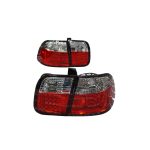 Focos traseros LED Honda Civic 96-98 4P sedan fondo rojo