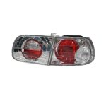 Focos traseros Honda Civic 92-95 3P fondo cromado - Imagen 2