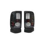 Focos traseros LED Dodge Ram 96-01 fondo negro
