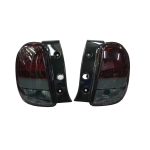 Focos traseros LED Nissan March K13 11-21 fondo rojo ahumado