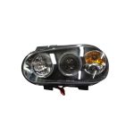 Ópticos delanteros LED Volkswagen Golf A4 98-07 fondo negro - Imagen 4