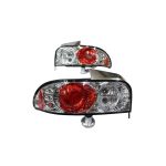 Focos traseros para Subaru Impreza GC8 4P 93-00 fondo cromado