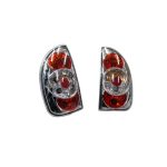 Focos traseros Opel Corsa 5P 94-00 fondo cromado