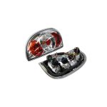 Focos traseros Opel Corsa 5P 94-00 fondo cromado - Imagen 2