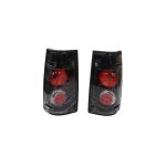 Focos traseros tuning Chevrolet Luv 89-96 fondo negro
