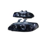 Ópticos LED Honda Civic 92-95 4P fondo negro Sonar