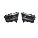 Ópticos LED DRL Dodge Ram 19-23 fondo negro