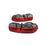 Focos traseros LED Honda Civic 92-95 2/4P euro cristal