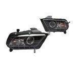 Ópticos LED DRL para Ford Mustang 09-14 fondo negro Sonar - Imagen 4