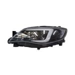 Ópticos delanteros LED DRL Subaru Impreza WRX 08-14 fondo negro - Imagen 3
