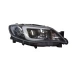 Ópticos delanteros LED DRL Subaru Impreza WRX 08-14 fondo negro - Imagen 6